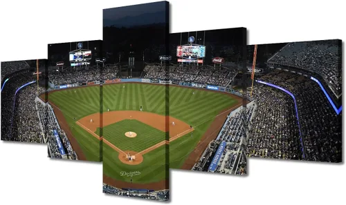 Miniatura 61 de Arte para pared, lienzo para estadio deportivo, arte para pared, diseño de campo de Wrigley en Chicago, pinturas de Chicago, impresiones sobre