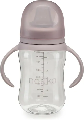 Miniatura 2 de Nouka Soft Spout Tritan - Vaso para sorber A prueba de fugas y fácil agarre Asas extraíbles Bloom