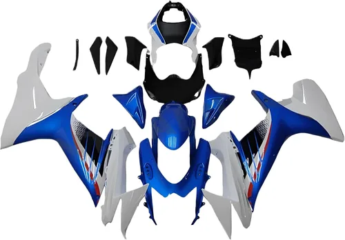 Miniatura 361 de Kit de carenado de inyección azul, negro y blanco para Suzuki GSXR600 GSX750 2006 2007 GSXR 600 GSX-R750 06 07 ABS Carenado de plástico completo