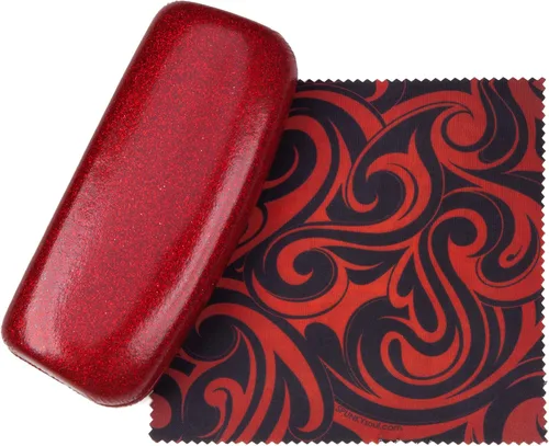 Miniatura 13 de La original e impresionante caja de gafas de concha dura, para mujer, de Spunky Soul Recubierto por un suave brillo Paño de limpieza