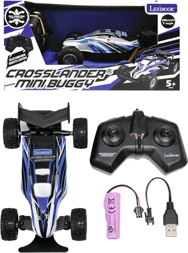 Miniatura 19 de LEXiBOOK, Crosslander® Racing, auto de carreras de control remoto, Fórmula 1, hasta 10 km/h, efectos de luz y sonido, chorro de humo, control remoto