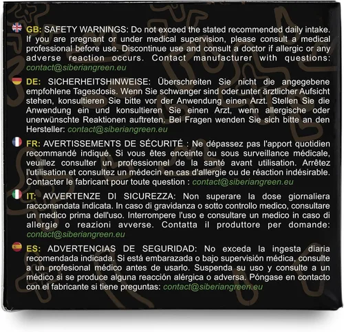 Miniatura 4 de Pure Authentic Siberian Altai Golden Mountains Shilajit Resina 3.53 oz 3.53oz - Cuchara medidora - Certificado de calidad y seguridad en cada caja