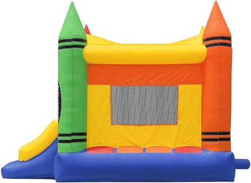 Miniatura 4 de Casa inflable de saltar de alta calidad creyón rebotante de grado comercial con soplador.