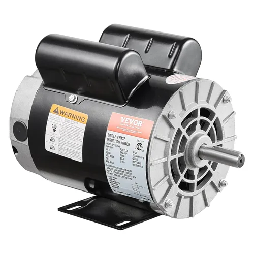 Miniatura 10 de VEVOR Motor eléctrico de compresor de aire SPL 5HP, 230 V 17.6 amperios, marco 56 3450 RPM, eje con llave de 5/8 pulgadas, longitud del eje de 1.88