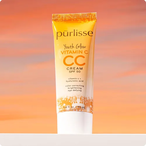 Miniatura 7 de pūrlisse Youth Glow Vitamin C CC Cream SPF 50 - Hidratante teñido con acabado radiante - Fórmula coreana para el cuidado de la piel con ácido Claro