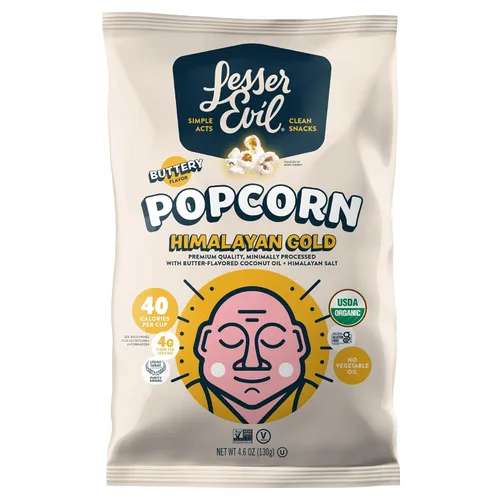 Miniatura 22 de LesserEvil Palomitas de maíz orgánicas "Avocado-licious", exclusivo de Amazon, calidad premium, mínimamente procesado, sin aceite vegetal, 4.6