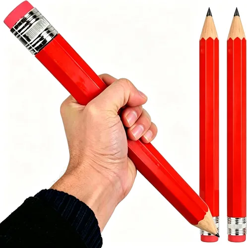Miniatura 4 de Nice purchase Big Pencils For Kid Giant Wooden Jumbo Pencil So Cool (3 pack(orange-yellow))