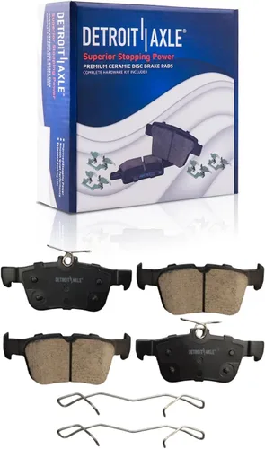 Miniatura 6 de Detroit Axle - Kit de freno para Ford 2022-2023 Maverick Rotores de freno de disco de cerámica con repuesto de hardware: rotores delanteros de 12.80