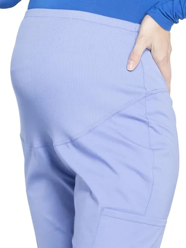 Miniatura 3 de Cherokee Pantalones de maternidad para mujer, ropa de trabajo profesional suave elástico WW220