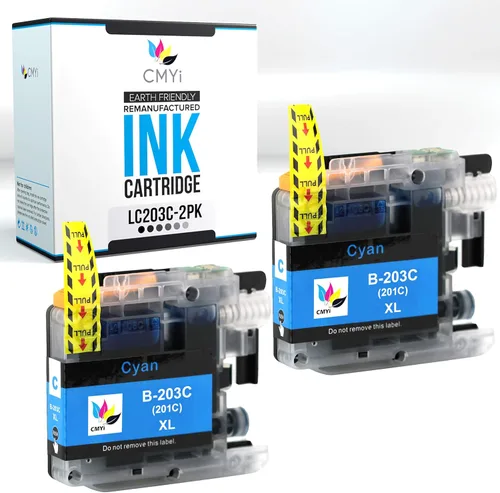 Miniatura 12 de LC203 - Cartucho de tinta de repuesto negro para Brother DCP-J4120DW, MFC-J4320DW, J4420DW, J460DW, J4620DW, J4625DW, J480DW, J485DW, J5320DW