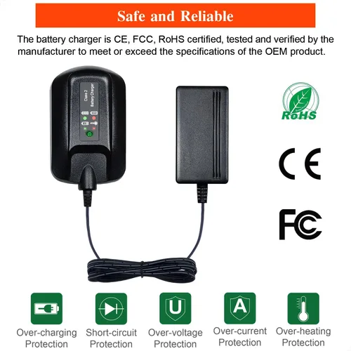 Miniatura 6 de WA3742 Reemplace el cargador de batería de litio worx 20v WA3742 WA3732 para cargar la batería de litio Worx 20V MAX WA3520 WA3525 WA3512 WA3512.1