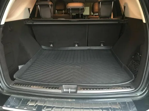 Miniatura 4 de Tapete de maletero para Mercedes-Benz Clase ML 2012-2015 – Tapetes resistentes a la intemperie para maletero de automóviles con borde elevado – Goma