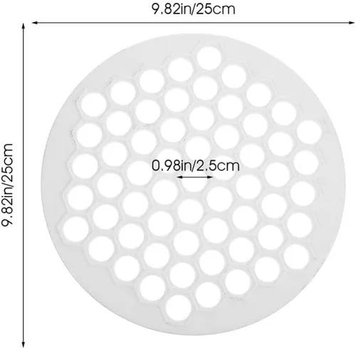 Miniatura 2 de Kichvoe 2 piezas de molde para hacer bolas de masa hervida para ravioles caseros Wontons y calcomanías de olla de diseño reutilizable para hacer