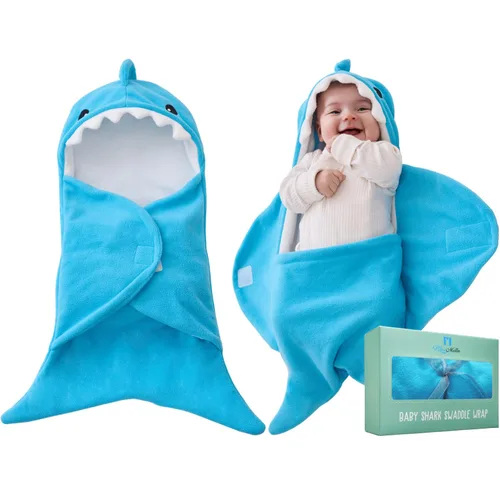 Miniatura 10 de BlueMello Manta para envolver al bebé Felpa ultrasuave esencial para bebés de 0 a 6 meses Recibir envoltorio beige Accesorios ideales