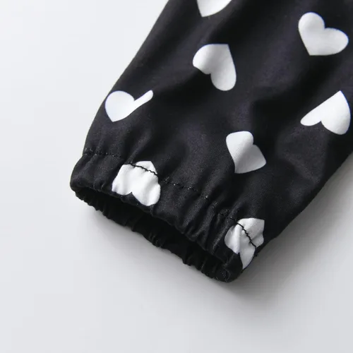 Miniatura 6 de Conjunto de ropa de bebé niña de manga larga con volantes y pantalones con diadema