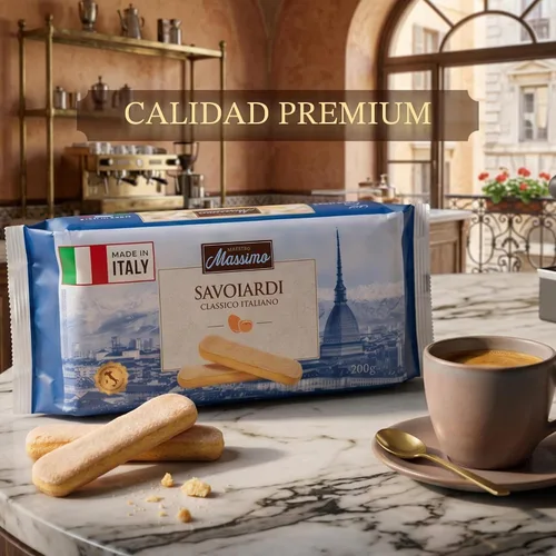 Miniatura 9 de Maestro Massimo Savoiardi Original Italian Ladyfingers, 7.05 onzas, producto de Italia, aperitivo de dedos de dama premium, galletas italianas
