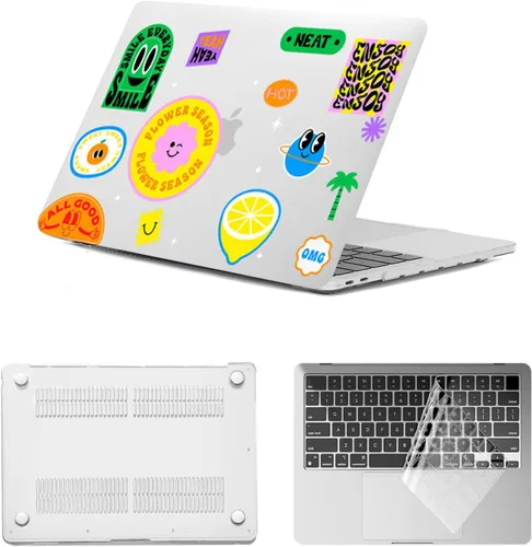 Miniatura 17 de Funda para laptop para MacBook Air de 11 pulgadas 2015 2014 2013 2012 2011 2010 A1465 A1370, diseño de plástico, duradero, protector de computadora