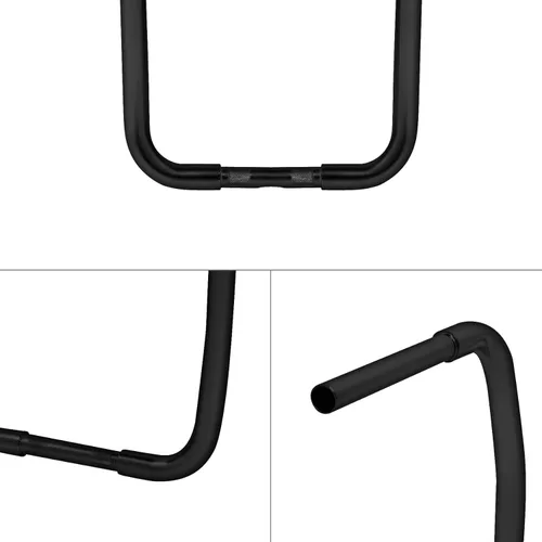 Miniatura 7 de TCT-MOTORPARTS - Manillar Ape personalizado de 1 1/4" con elevación de 14" para Harley Sportster Softail FLST FXST 1200 883 Custom Dyna Fatboy Cromo