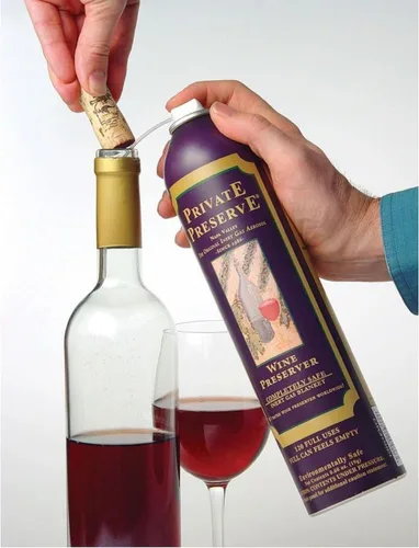Miniatura 5 de Private aerosol de preservación para vino, juego de 2, Marrón