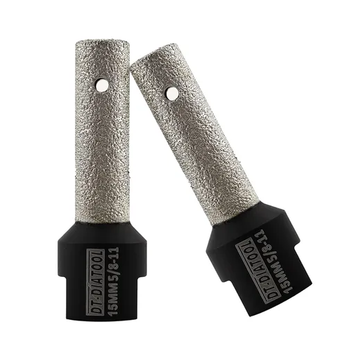 Miniatura 20 de DT-DIATOOL Dedo de diamante/broca de fresado de diámetro 1 "(25 mm) para agrandar o reparar agujeros de azulejos de porcelana, piedra superficial