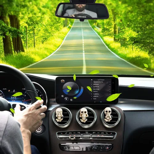 Miniatura 6 de Bonitos accesorios interiores de automóvil, clip de perfume ambientador, decoración de ventilación de aire acondicionado de auto, decoración