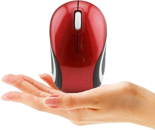 Miniatura 6 de Ratón inalámbrico lindo mini ratón de computadora para computadora portátil tamaño pequeño Ratones ópticos USB 3 botones 1000 DPI ratón inalámbrico