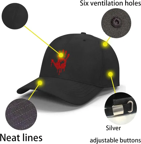 Miniatura 3 de SHITOUPU Gorra de béisbol ajustable para papá, sombrero de algodón sin estructurar