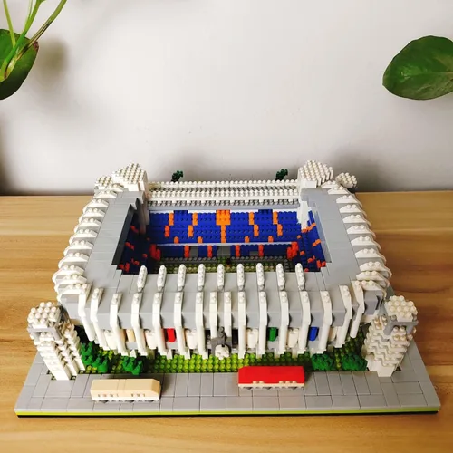 Miniatura 5 de Juegos de Bloques de Construcción Micro del Estadio de Fútbol de Barcelona, Juegos de Bloques de Construcción de Arquitectura de Mini Ladrillos