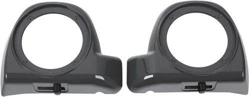 Miniatura 8 de TCMT Cajas de altavoces de carenado inferior de 6.5 pulgadas, color negro mezclilla para Harley Touring CVO Street Glide Road Glide Electra Glide