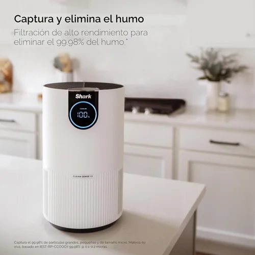 Miniatura 5 de Shark Purificador de aire para el hogar, Clean Sense, para dormitorio, guardería, oficina en casa, dormitorio universitario, filtro que supera HEPA