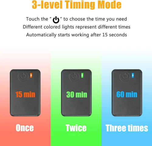 Miniatura 8 de Coospider 6W Luz UV Libre de Ozono, Lámpara Desinfectante 253.7nm con 3 Configuraciones de Tiempo, Lámpara UVC para Zapatos/Ropero/Gabinete/Baño