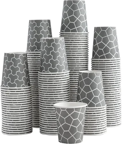 Miniatura 12 de Paquete de 600 vasos de papel de 3 onzas, vasos de baño pequeños desechables para enjuague bucal, mini vasos de papel para baño, fiesta, picnic