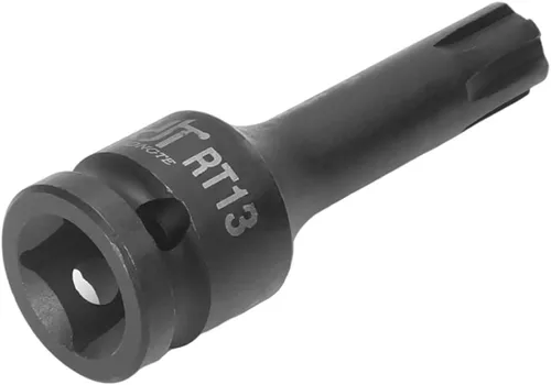 Miniatura 8 de Utoolmart Broca de impacto negra, 1/2 pulgada M10 Impact Triple Square Spline Socket, acero cromado molibdeno, herramienta de reparación de broca