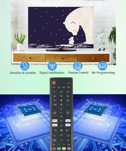 Miniatura 4 de Control remoto universal para LG LM577B UP7000 UP7670 UQ7070 UQ7570 UQ7590 Series Smart TV AKB76037601 86UQ7070ZUD AKB76040302 50UQ7070ZUE 50UN70ZUE
