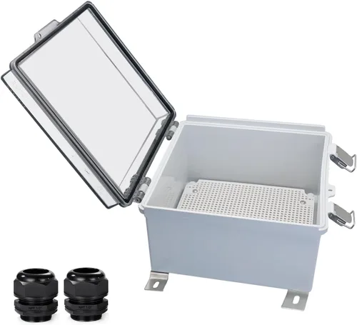 Miniatura 11 de Caja Eléctrica Impermeable a Prueba de Polvo Caja de Conexiones Resistente a la Intemperie IP67 Carcasa de Plástico ABS Caja de Proyecto