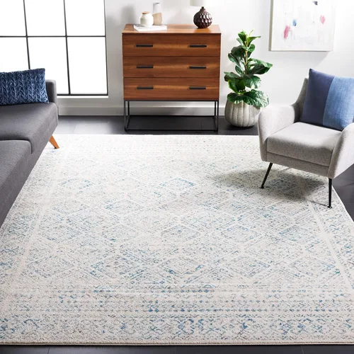 Miniatura 186 de Safavieh - Alfombra decorativa de la colección Tulum, modelo TUL264F, estilo marroquí, bohemio y desgastado, no suelta pelusa, para sala, vestíbulo