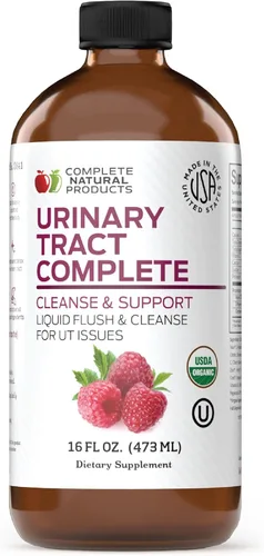 Miniatura 8 de Complete Natural Urinary Tract Complete 12oz - Suplemento líquido para la salud del tracto urinario con arándano orgánico, D-manosa, raíz