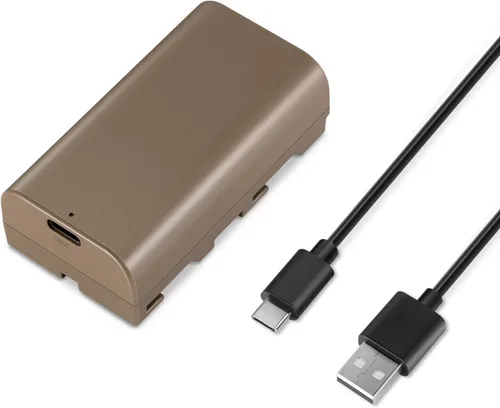 Miniatura 11 de Neewer Batería de repuesto NP-F970 de 10500 mAh, tiempo de carga completa de 4.8 horas, cable USB C de carga rápida PD de 20 W, batería recargable