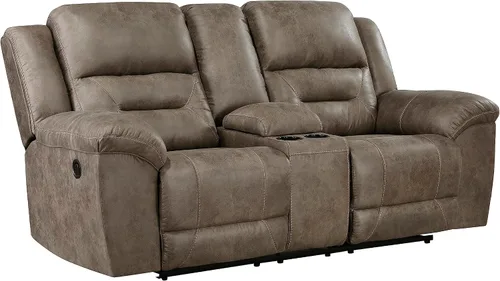 Miniatura 4 de Lexicon Juego de sala de estar reclinable, sofás reclinables manuales de pared, sofás para sala de estar, asientos de cine en casa, incluye sofá