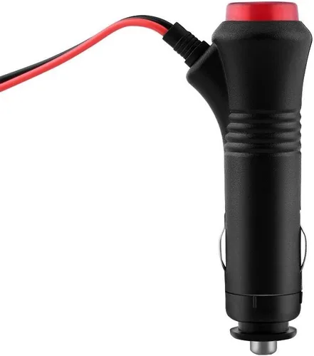 Miniatura 7 de Enchufe para encendedor de cigarrillos con cable, plástico Qiilu y materiales metálicos, 12 V, 24 V, 4.9 ft, enchufe macho para encendedor