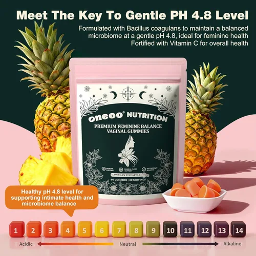 Miniatura 5 de Gomitas de equilibrio femenino, gomitas de equilibrio prémium para la salud del pH de las mujeres, gomita femenina para apoyo inmunológico