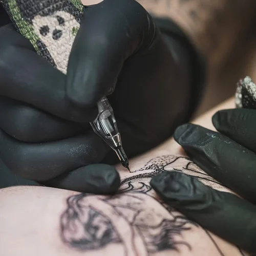 Miniatura 6 de Piel de práctica de tatuaje en blanco – Romlon 5 piezas de tatuaje de práctica de piel de 8 x 6 pulgadas, piel de tatuaje de doble cara Microblading