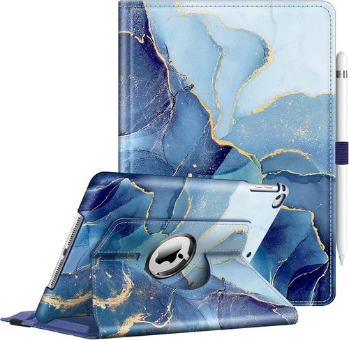 Miniatura 12 de Fintie - Funda giratoria para iPad 6ª / 5ª generación (2018/2017), iPad Air 2 / Air 1 (24.6 cm), funda con soporte giratorio de 360 grados, función
