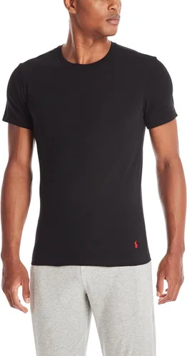 Miniatura 2 de Polo Ralph Lauren Camisetas Interiores de Cuello Redondo de Algodón Ajustadas para Hombre, Paquete de 3