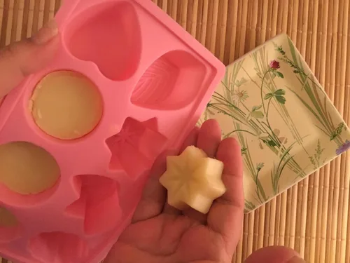 Miniatura 3 de 8-cavity Floral Leaf Silicone Cake Jabón Decoración Mold, Rosado, Rosado