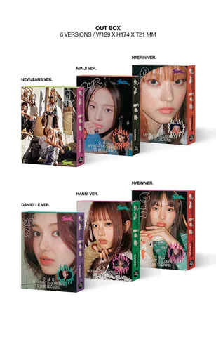 Miniatura 2 de NEWJEANS OMG 1st Winter Single Album ( MESSAGE CARD Ver. - MINJI ) K-POP SEALED