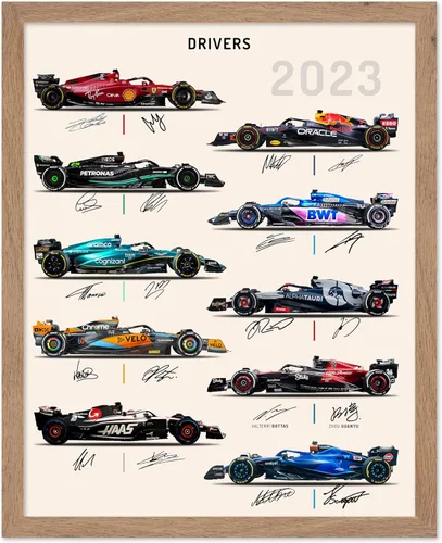Miniatura 18 de Poster Master Póster de carreras de autos 2023, impresión de autos de carreras, arte de carreras de autos deportivos, regalo para hombres, mujeres