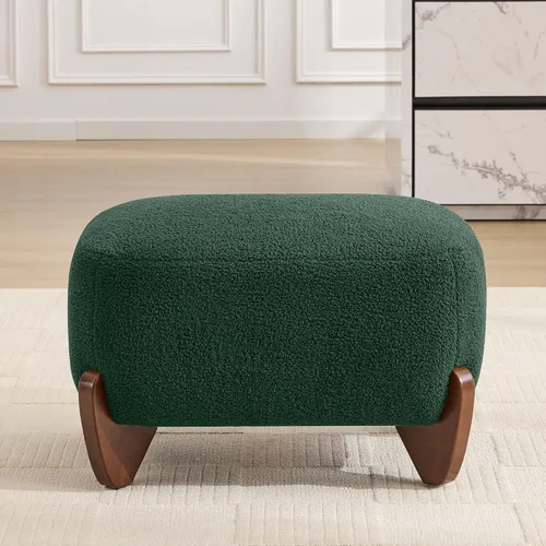 Miniatura 18 de Sofá Sherpa Boucle Moderno Tipo Nube de 3 Plazas de 87", Sofá con Patas de Madera Maciza, Asiento Extra Profundo de 25", Cómodo Sofá Tapizado