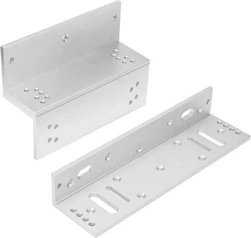 Miniatura 8 de Cerradura electromagnética 1200LBS 500KG Fuerza de sujeción Cerradura de puerta magnética eléctrica 12V Modo NC a prueba de fallas para sistema