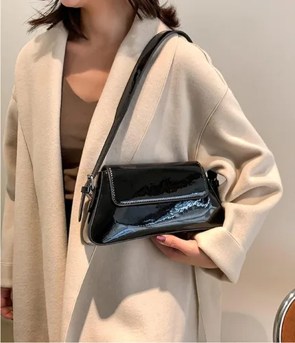 Miniatura 3 de Bolso de noche para mujer, bolso de mano Y2k, plateado brillante, bolso de mano, bolso de fiesta, lindo bolso metálico